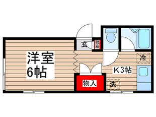 コ－ポさつきの物件間取画像